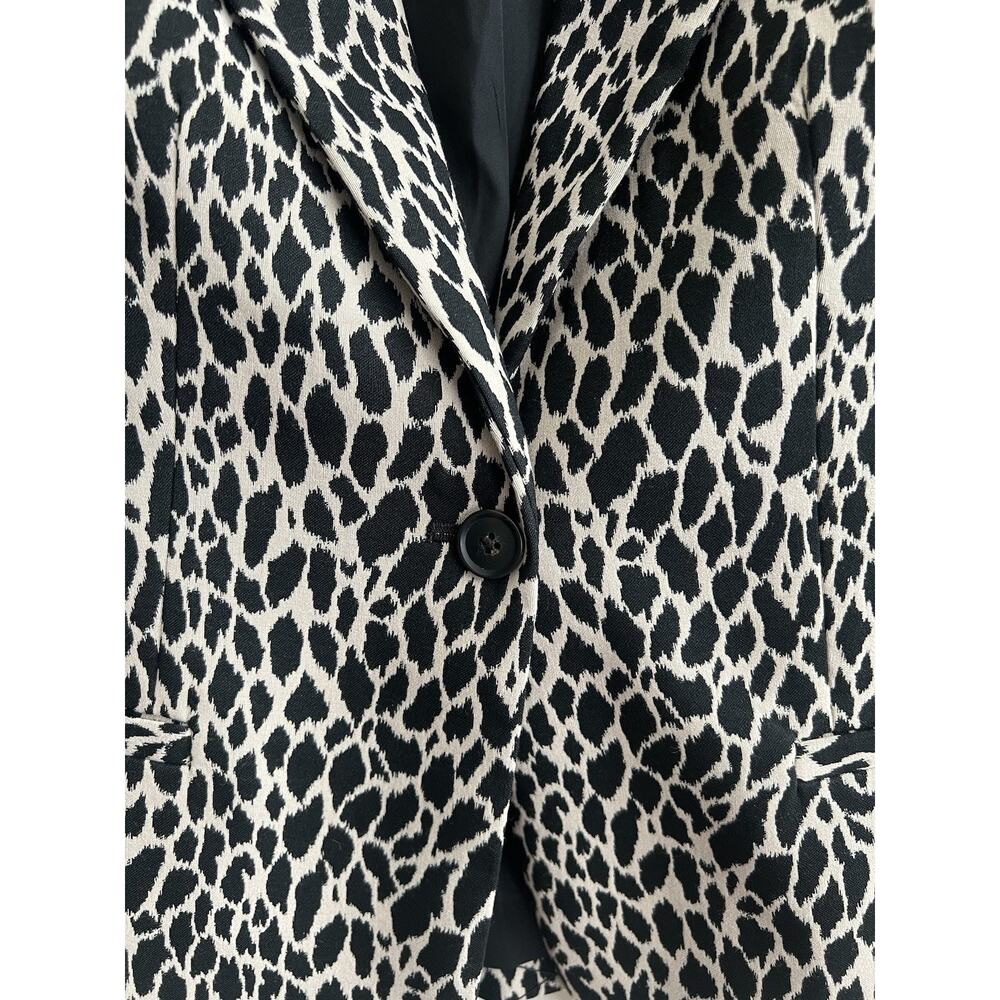 BANANA REPUBLIC Leopard Classic Stretch Twill Blazer Jacket - Picture 3 of 15